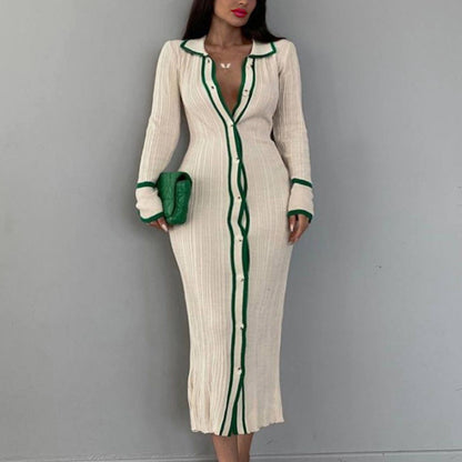 long sleeve cardigan dress for women