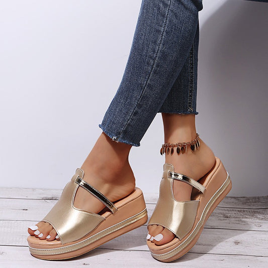 Fish mouth Lady sandals