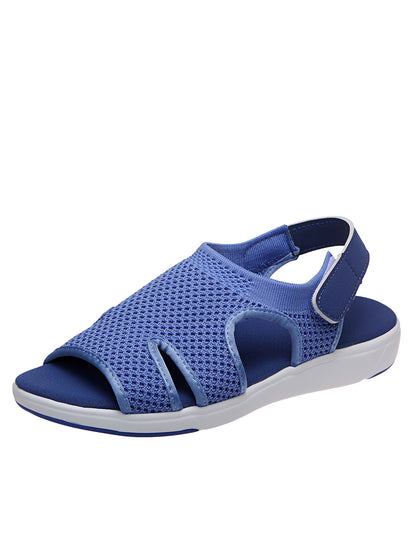 Women's sandals with breathable mesh